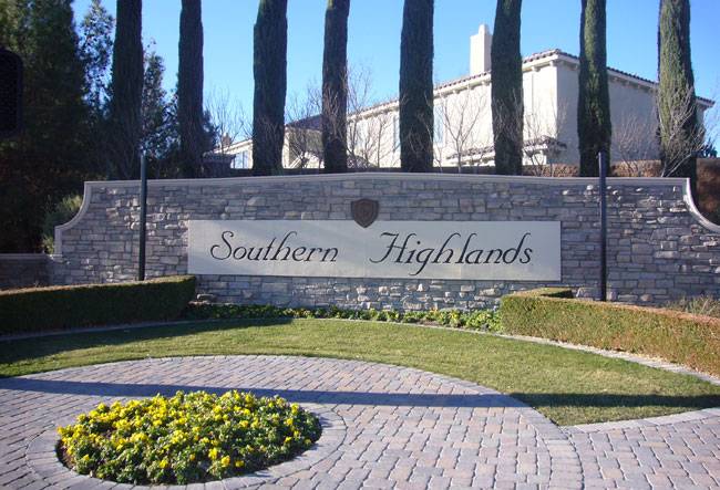 Las vegas Strip Area Real Estate Southern Highlands