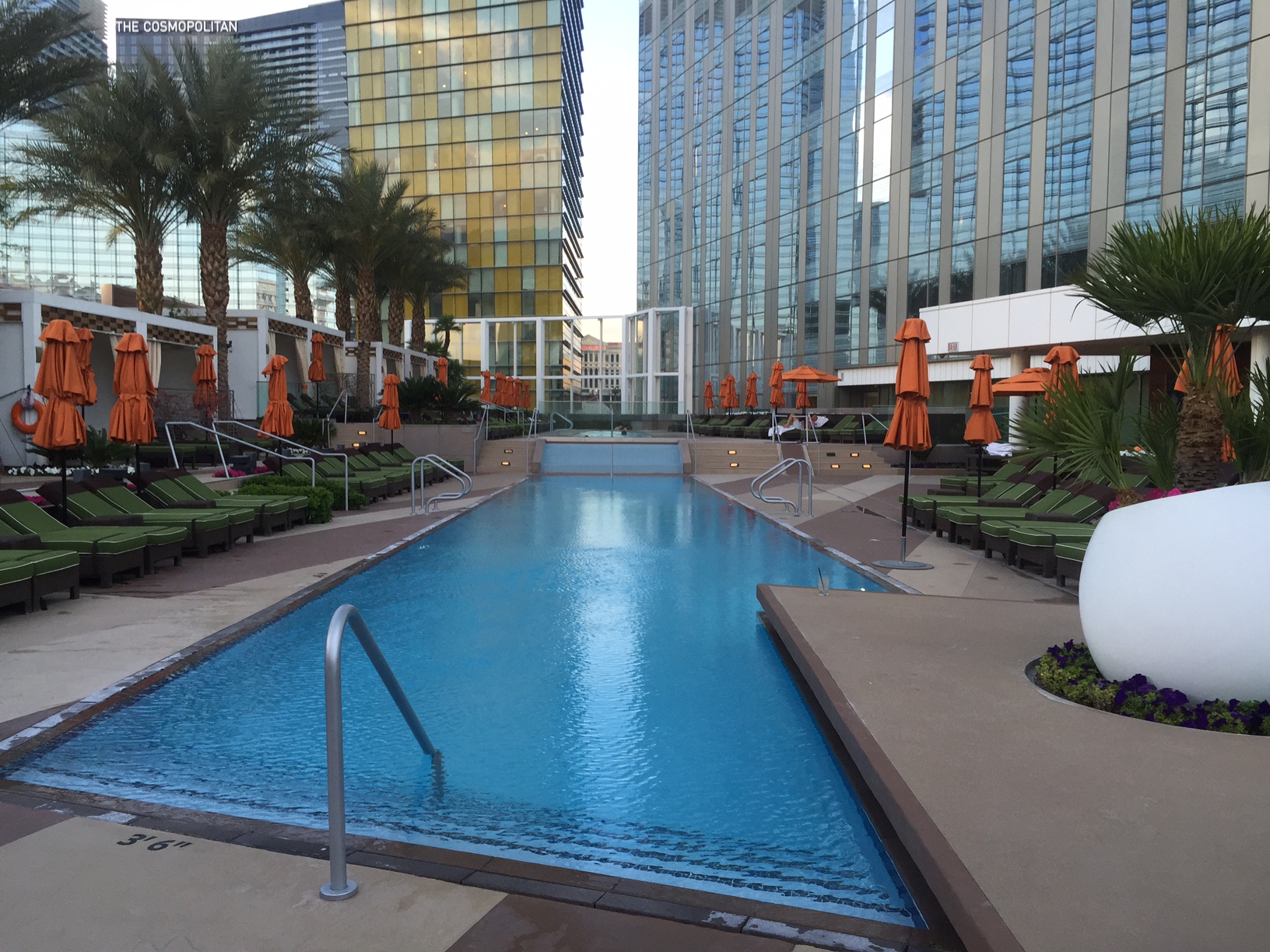 The Pool At Mandarin Oriental - Las Vegas Luxury Condos Priced From the $700K's The Mandarin Oriental Pool City Center Las Vegas