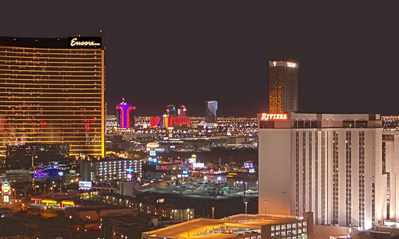 Las Vegas Strip Views from a Turnberry Place High Rise Condo