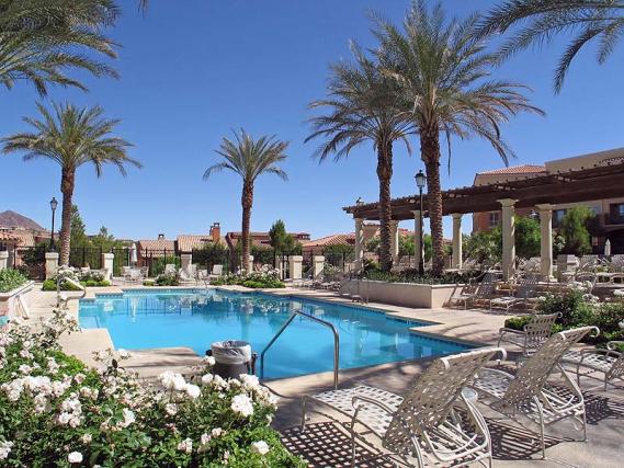 Viera Condos Pool Area at Lake Las Vegas