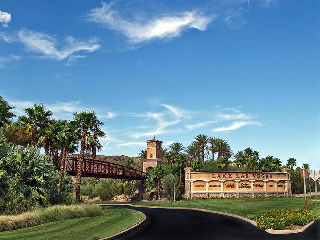 Lake Las Vegas Resort Entry Monument